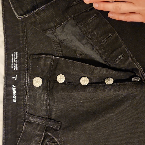 Old Navy extra high-rise kicker boot-cut 8 tall - Picture 4 of 8